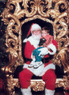 Michael W/ Santa 2001